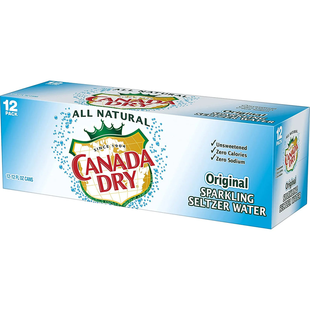 12 oz. Cans Sparkling Seltzer Water (Pack of 12) U91458
