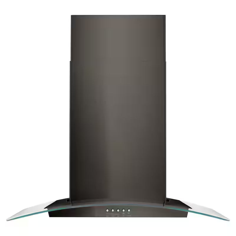 30 in. Black Stainless Wall Mount Range Hood V934