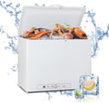 White Propane Freezer 7 Cu.Ft with Lock L500
