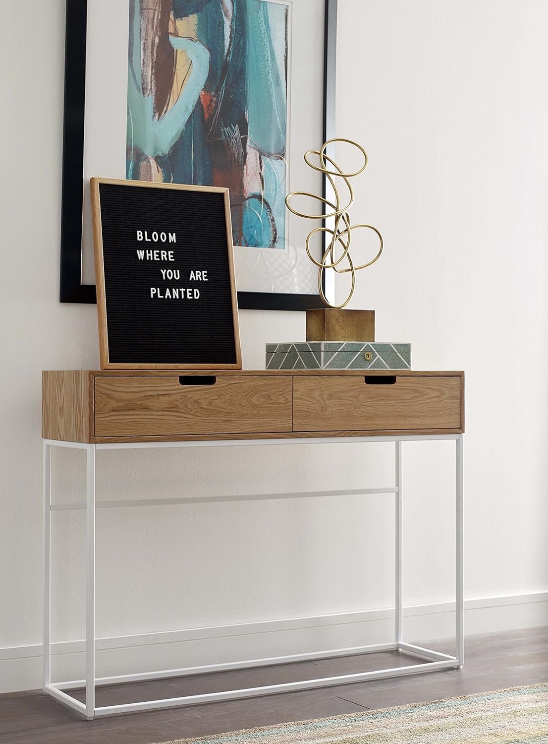 Two Drawer Console Table V6233