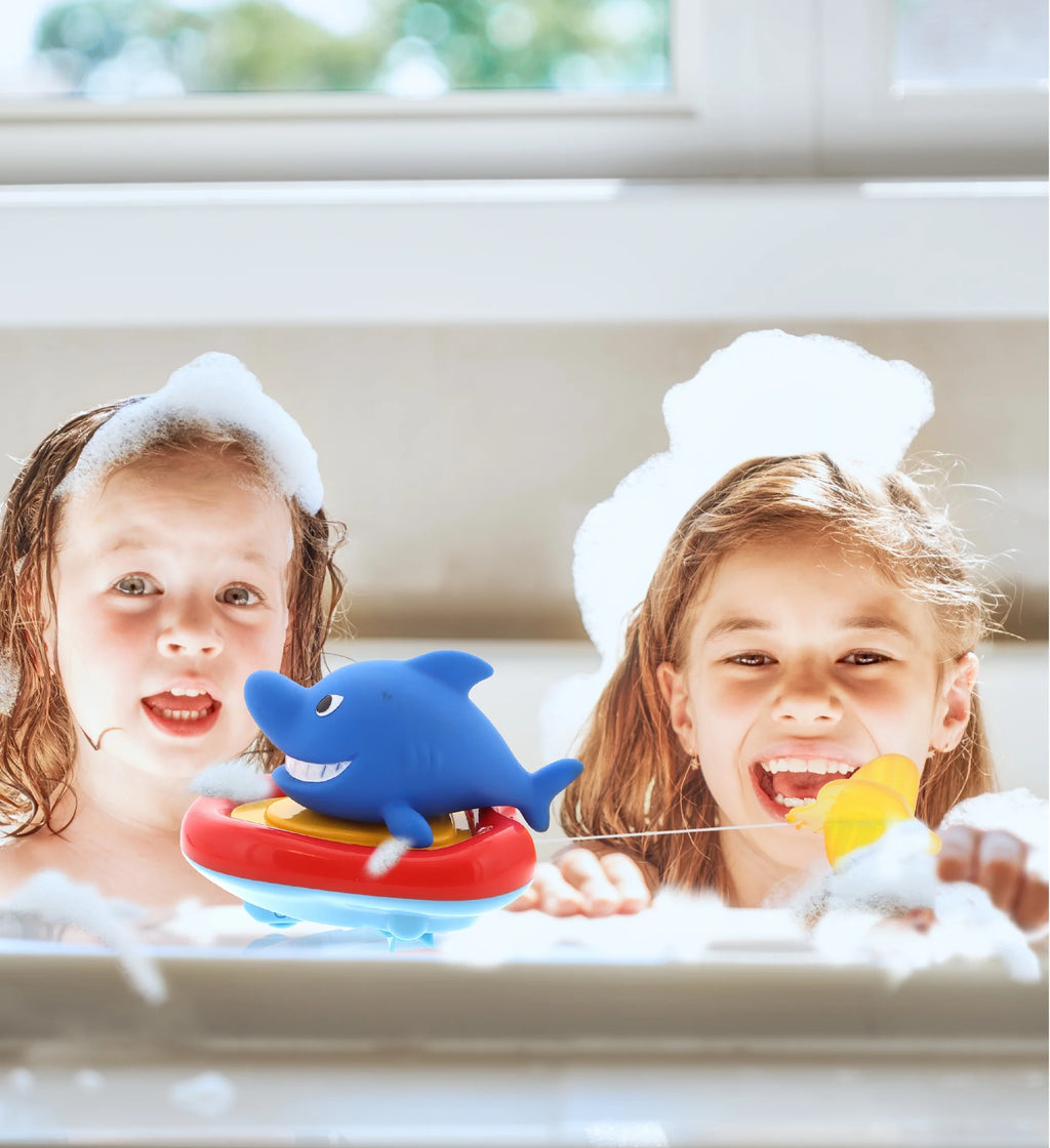 Sea Life Boat Racers Bundle Set of 4 Bath Toy S8685