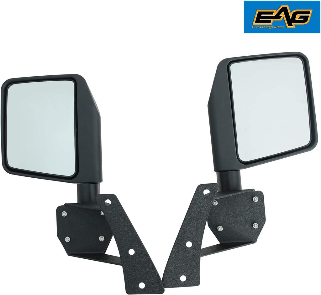 Side View Mirrors with A Pillar Post Relocation Brackets Pair Kit O145184