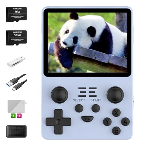Yellow 3.5" IPS Screen Handheld Game Console E8519