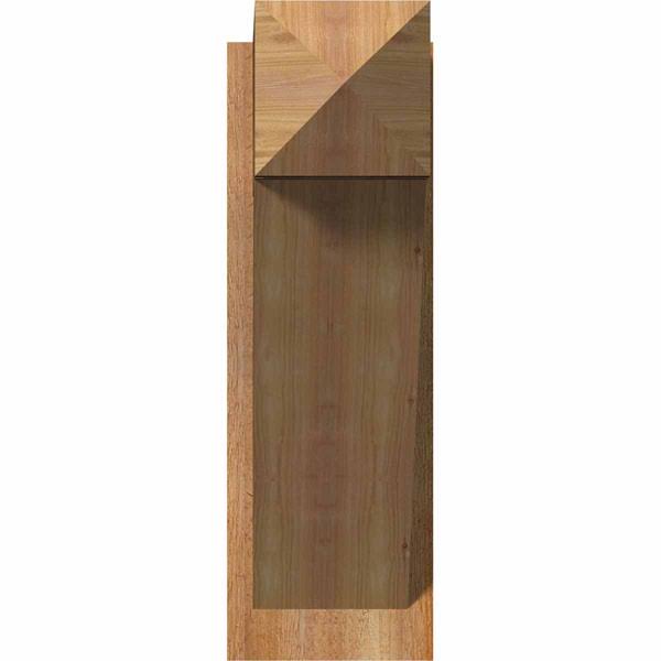 8x22W x 24x22D x 24x22H Traditional Rough Sawn Western Red Cedar Outlooker D6543