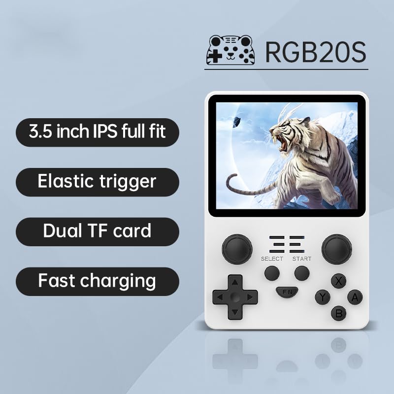 Yellow 3.5" IPS Screen Handheld Game Console E8519