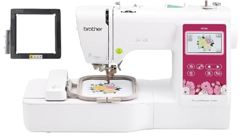 Embroidery Machine, 135 Built-in Designs, 4" x 4" Hoop Area S37955