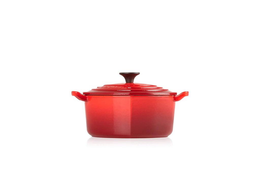 Enameled Cast-Iron 2-Quart Heart Casserole Red Z66543