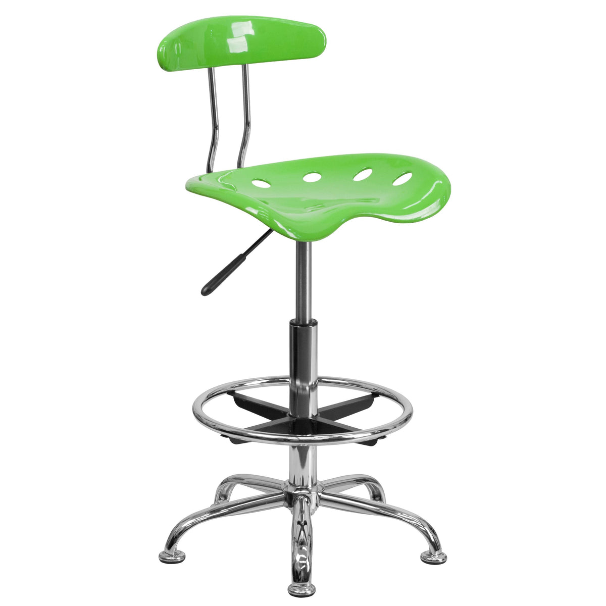 Nautical Blue Drafting Stool with Tractor Seat G949947