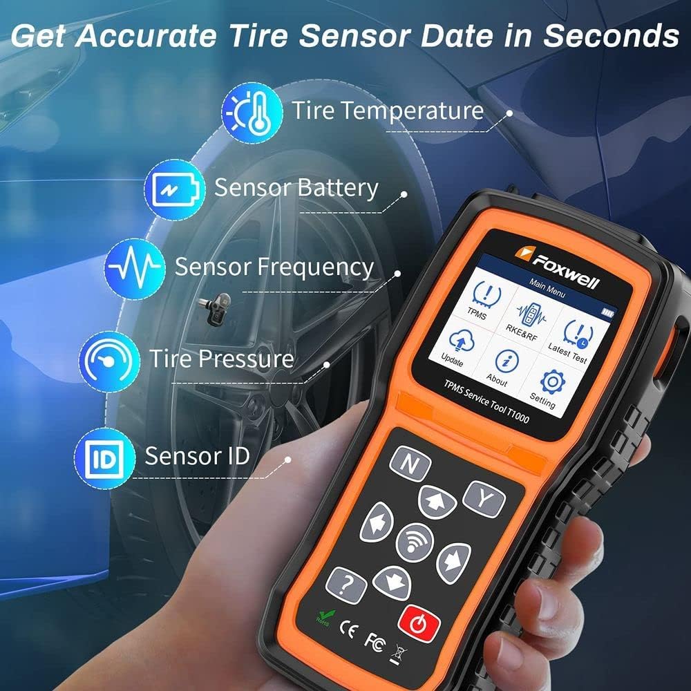 TPMS Sensor Relearn Tool with TPMS Sensor Activation V1315
