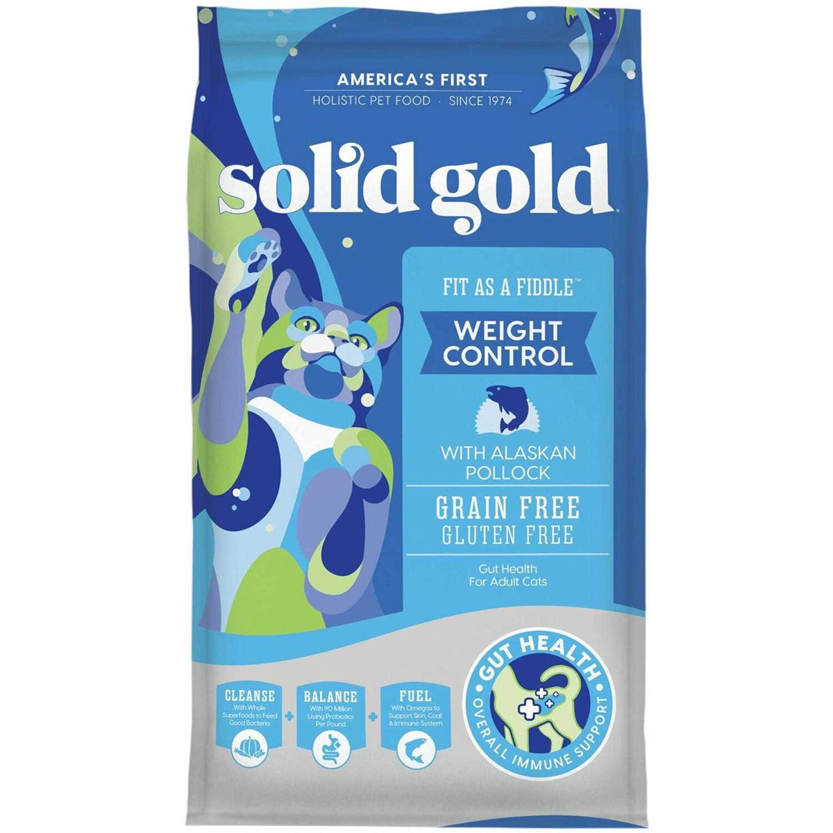 Solid Gold Grain-Free Alaskan Pollock Dry Cat Food B532764