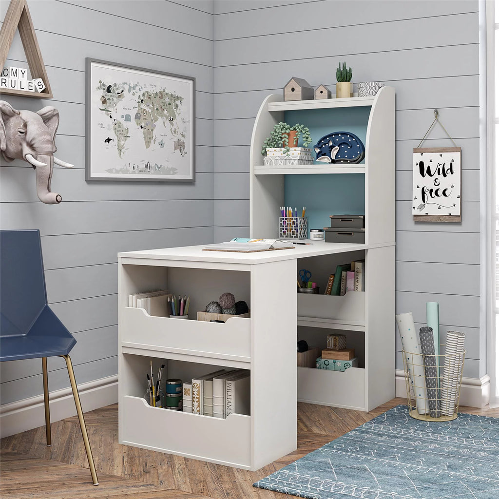 White Kids Craft Desk I1721