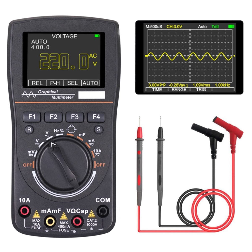 Handheld Oscilloscope Multimeter with 2.5 Msps Sampling P95790