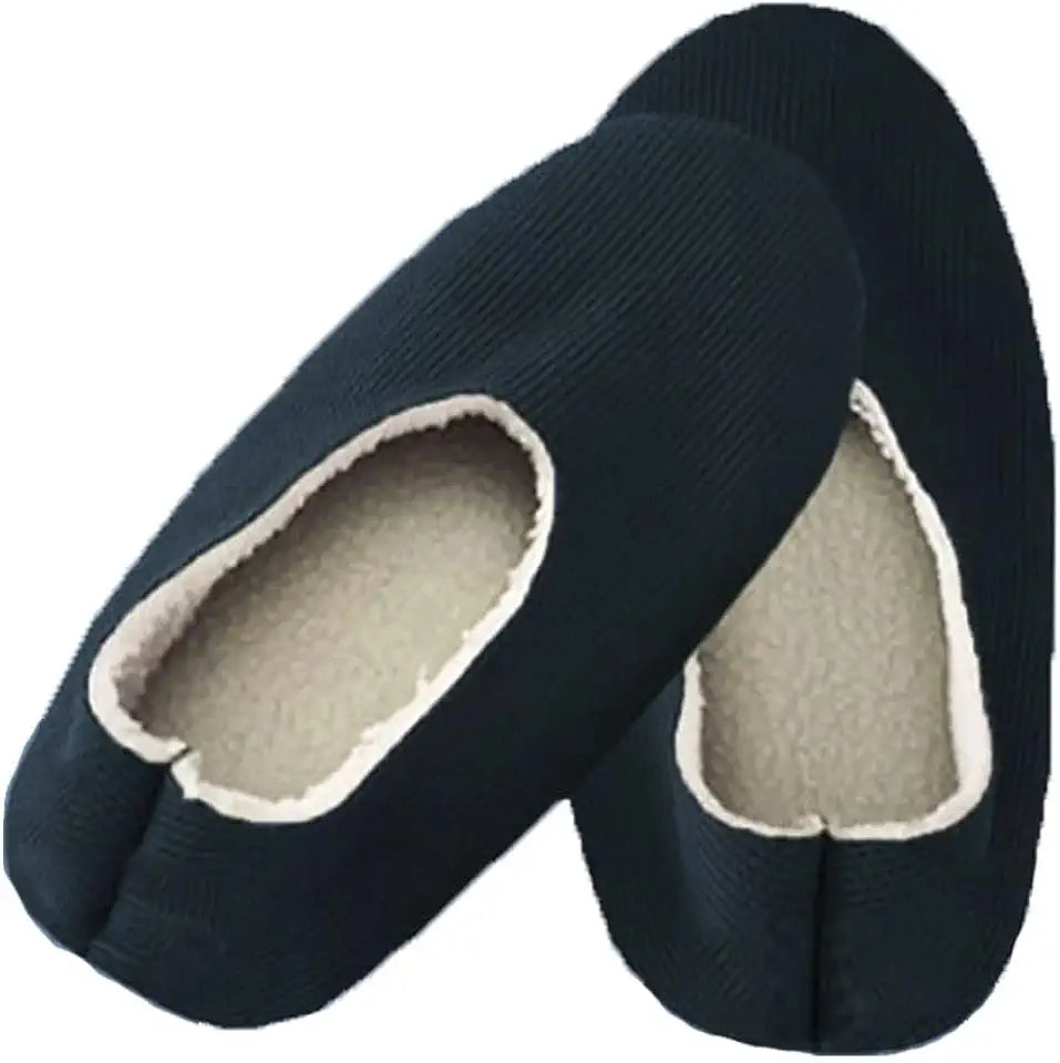 Diabetic Indoor Slippers Anti-slip Warm Fleece Z134