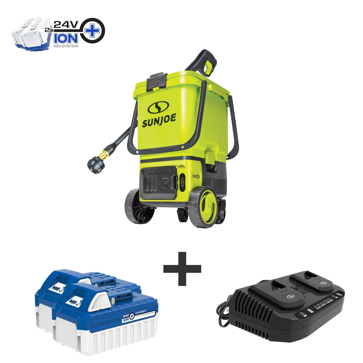 48-Volt Cordless Portable Pressure Washer Kit Z79494