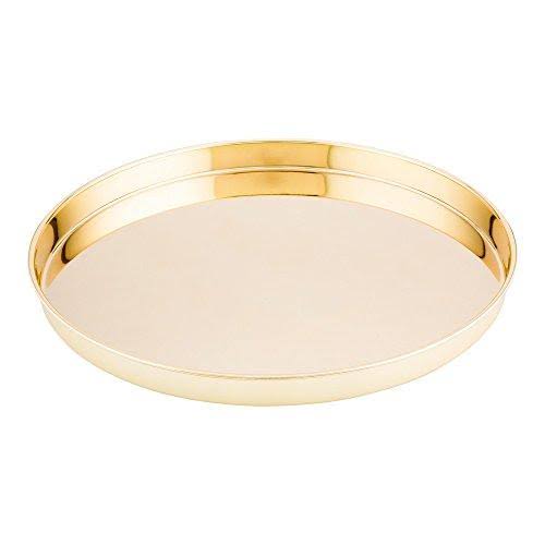 12-Inch Round Stainless Steel Serving Tray P629731
