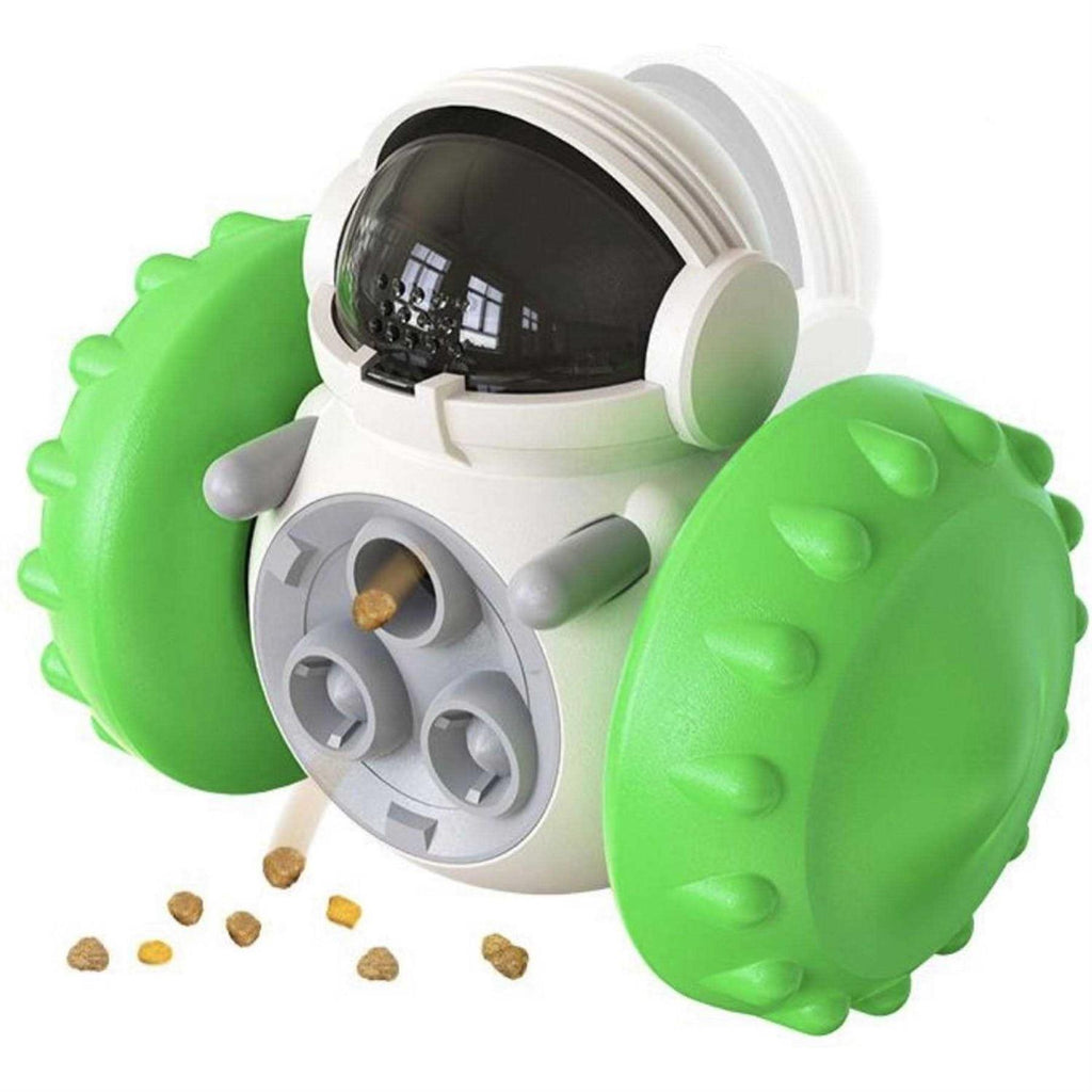 Robot Shaped Treat Dispenser Push Toy S434