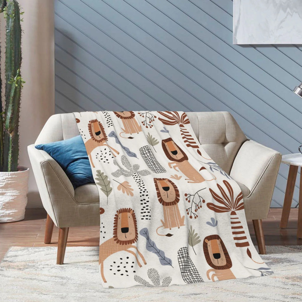 Flannel Throw Blanket 50 x 70 inches J12873