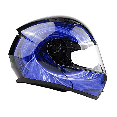 Adult Modular Motorcycle Helmet DOT Full Face Flip-up X8671