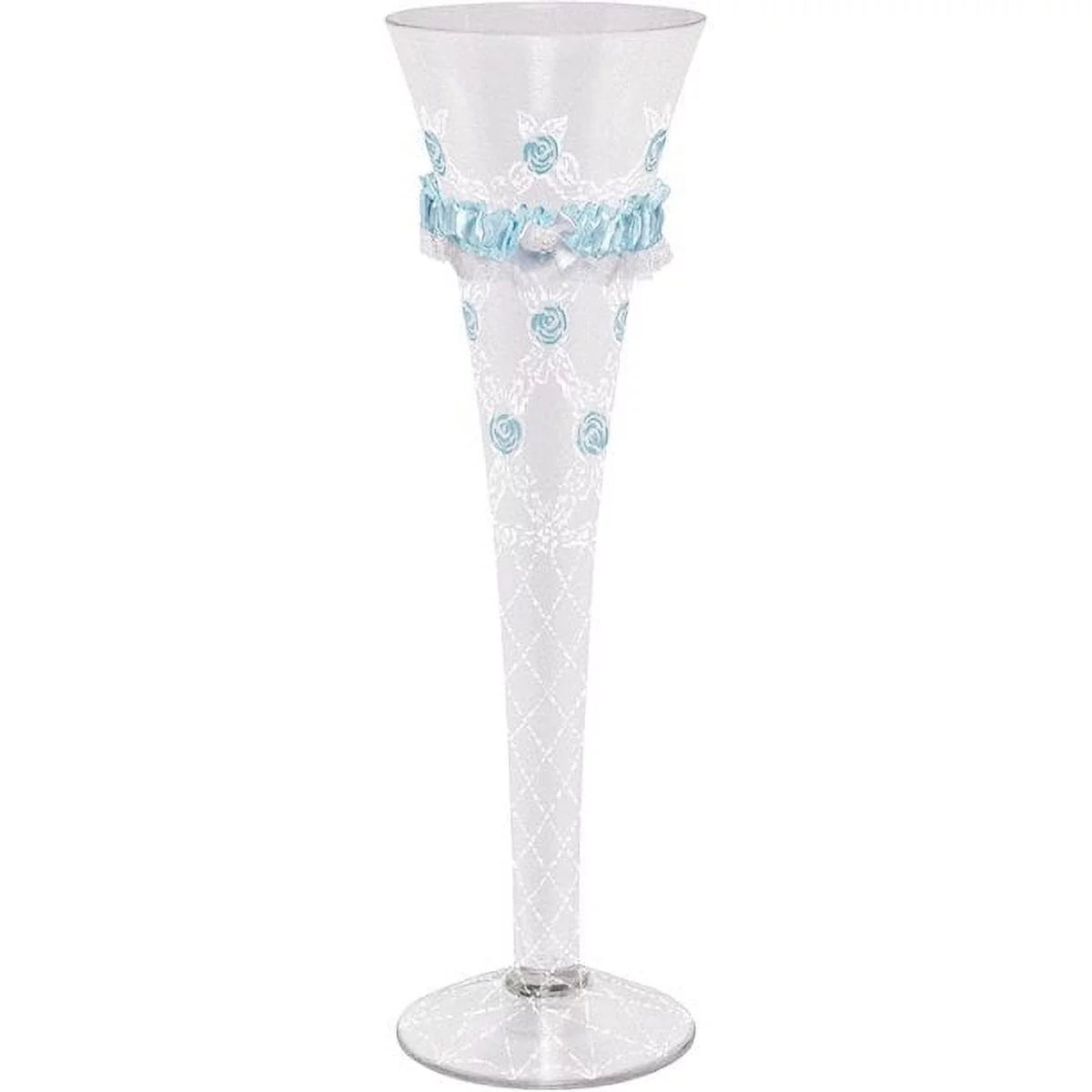 Hand Painted Champagne Flute Glass N18870