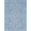 Light Aqua/Gray 9' x 12' Rectangle Traditional Rug W26126