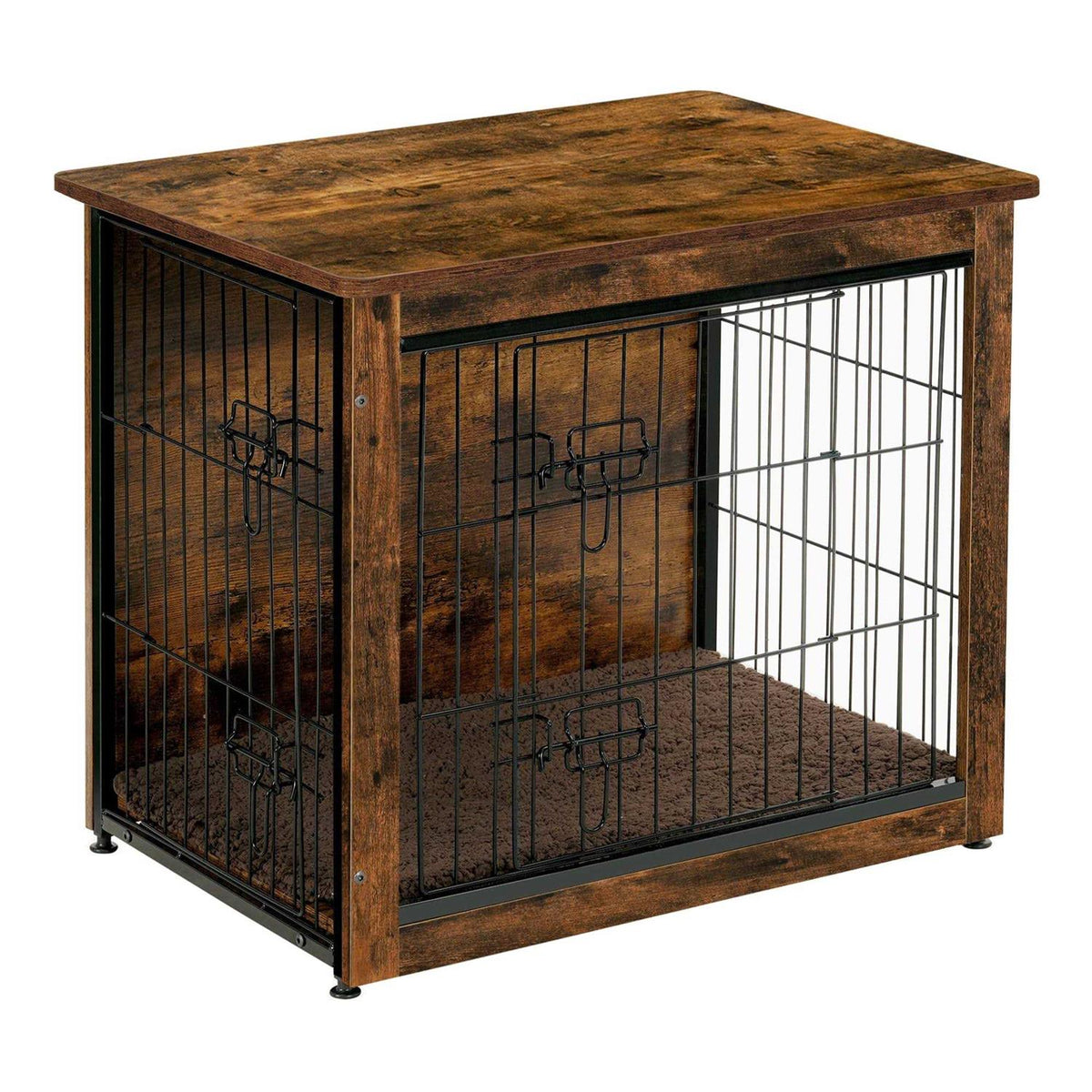 Wooden Dog Crate Furniture with Cushion B34835