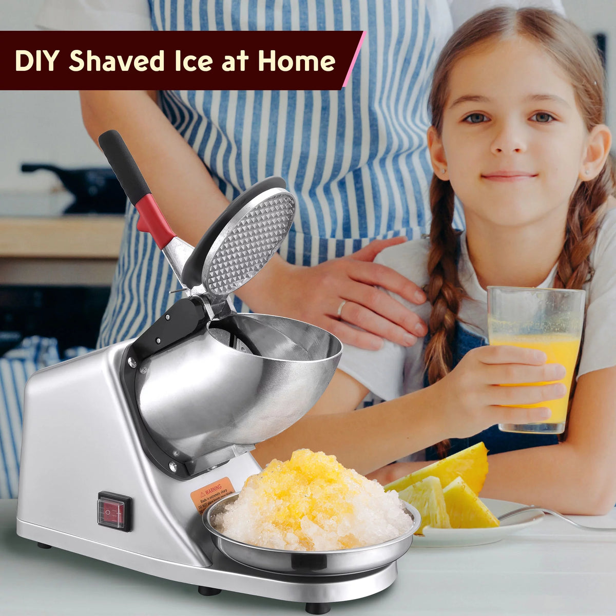300W Electric Ice Shaver Machine 143 lbs/hr C101