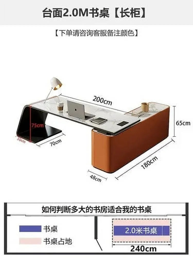 Modern Desk with Drawer F433