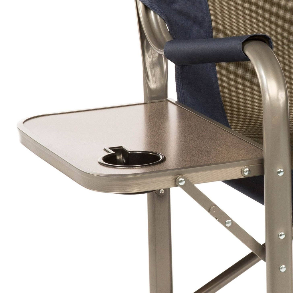 Folding Camp Chair with Side Table 4 Pack I178646
