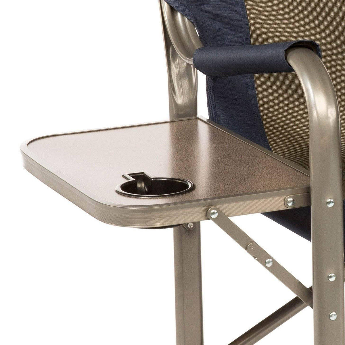 Folding Camp Chair with Side Table 4 Pack I178646