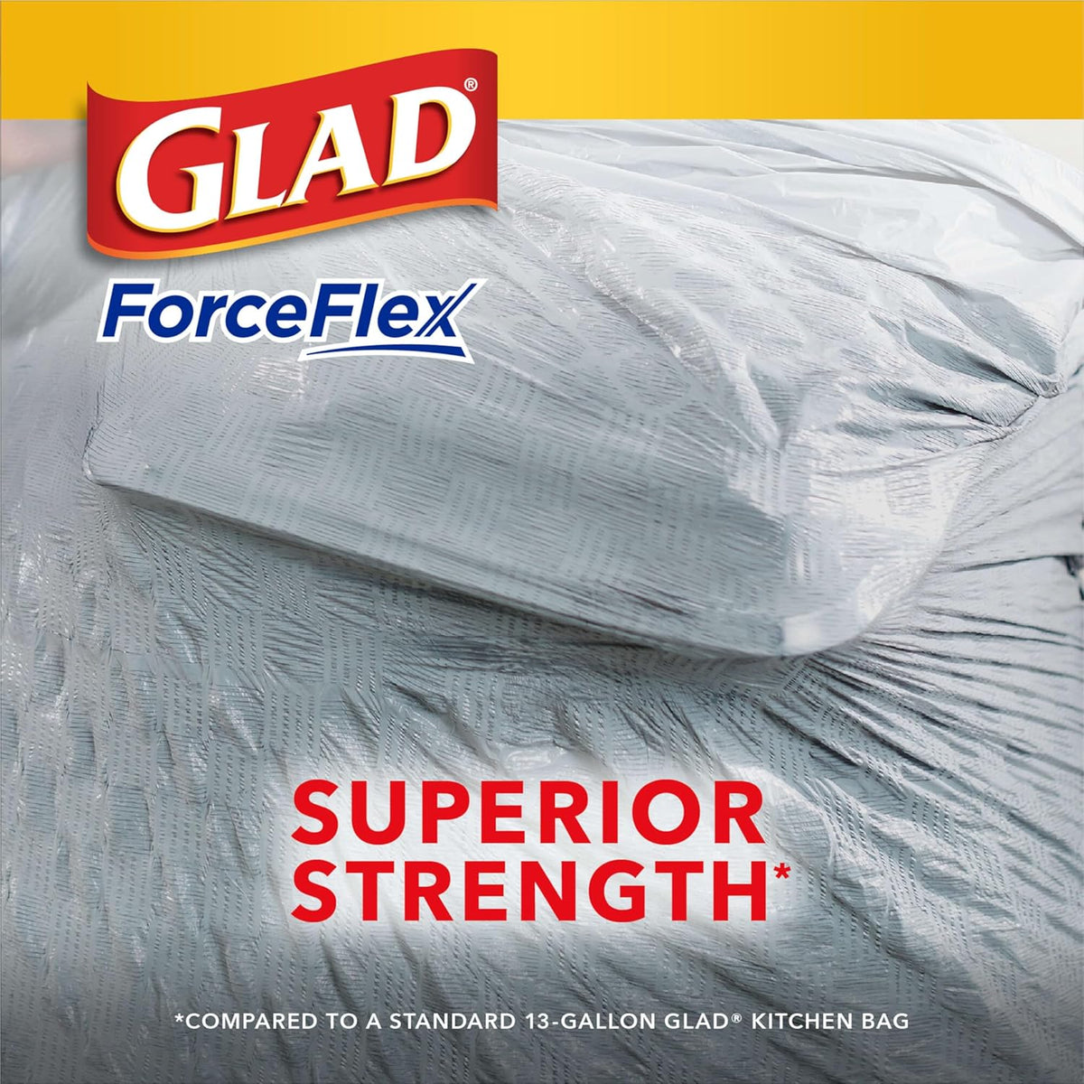 13 Gal Drawstring Kitchen Garbage Bags, 110 Ct P663