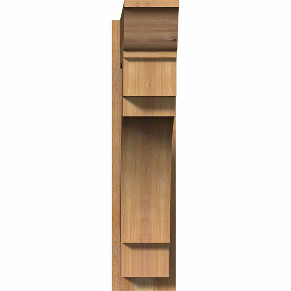 8x22W x 30x22D x 34x22H Merced Rough Sawn Traditional Outlooker, Western Red Cedar L87284