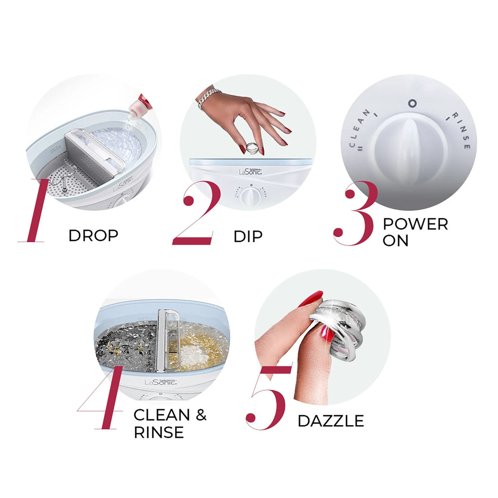 La Sonic Safewave Jewelry Cleaner Machine C1360