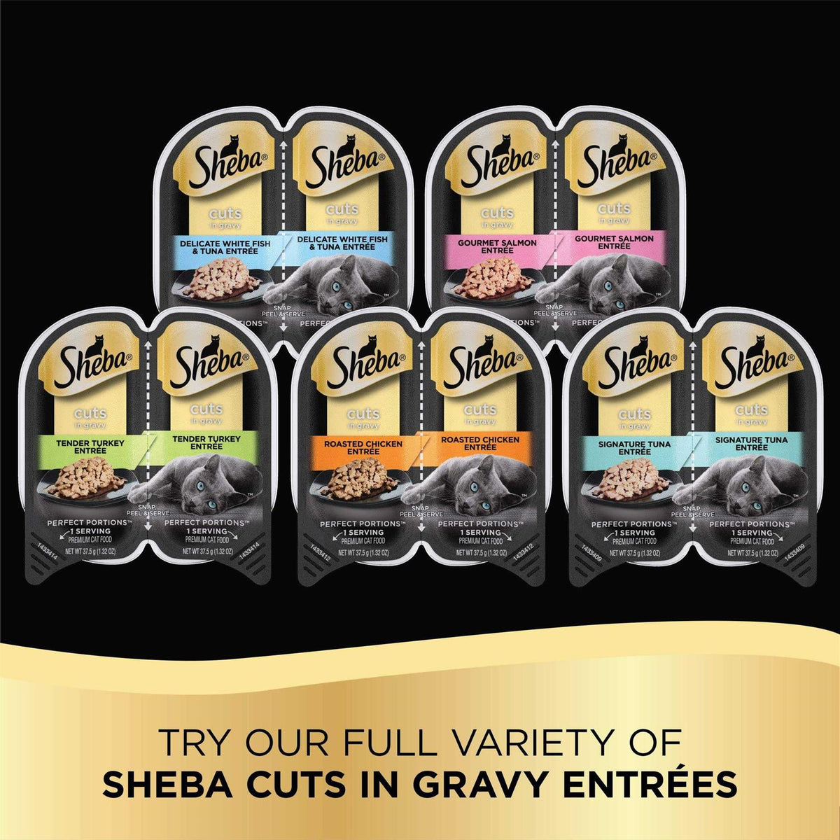 Wet Cat Food Cuts in Gravy C921