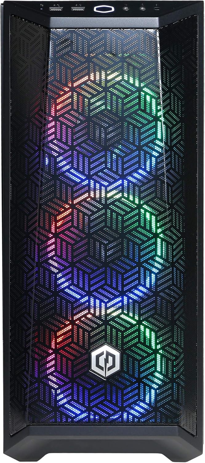 Intel Core i5-13400F 2.5GHz GeForce RTX 4060 8GB 16GB DDR5 2TB NVMe SSD Windows 11 Home Black Gaming PC Q377