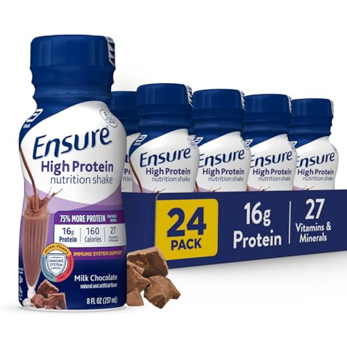24 Pack 8 fl oz Strawberry Nutrition Shake Y8588