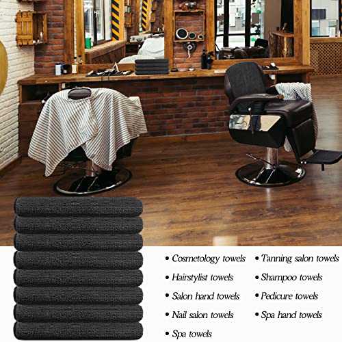 36 Packs Microfiber Absorbent Salon Towels 16 x 28 Inches Gray B905