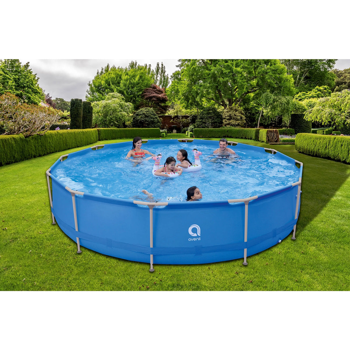 15 Foot x 36 Inch Steel Frame Above Ground Swimming Pool C311