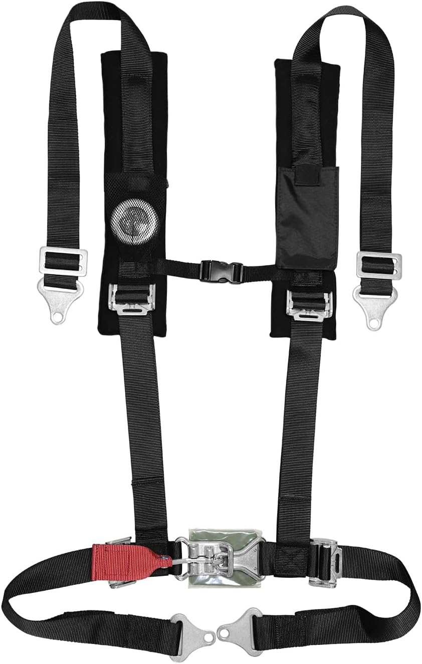 4 Point Safety Harness 2 Pack Seat Belt with Shoulder Pad X349727
