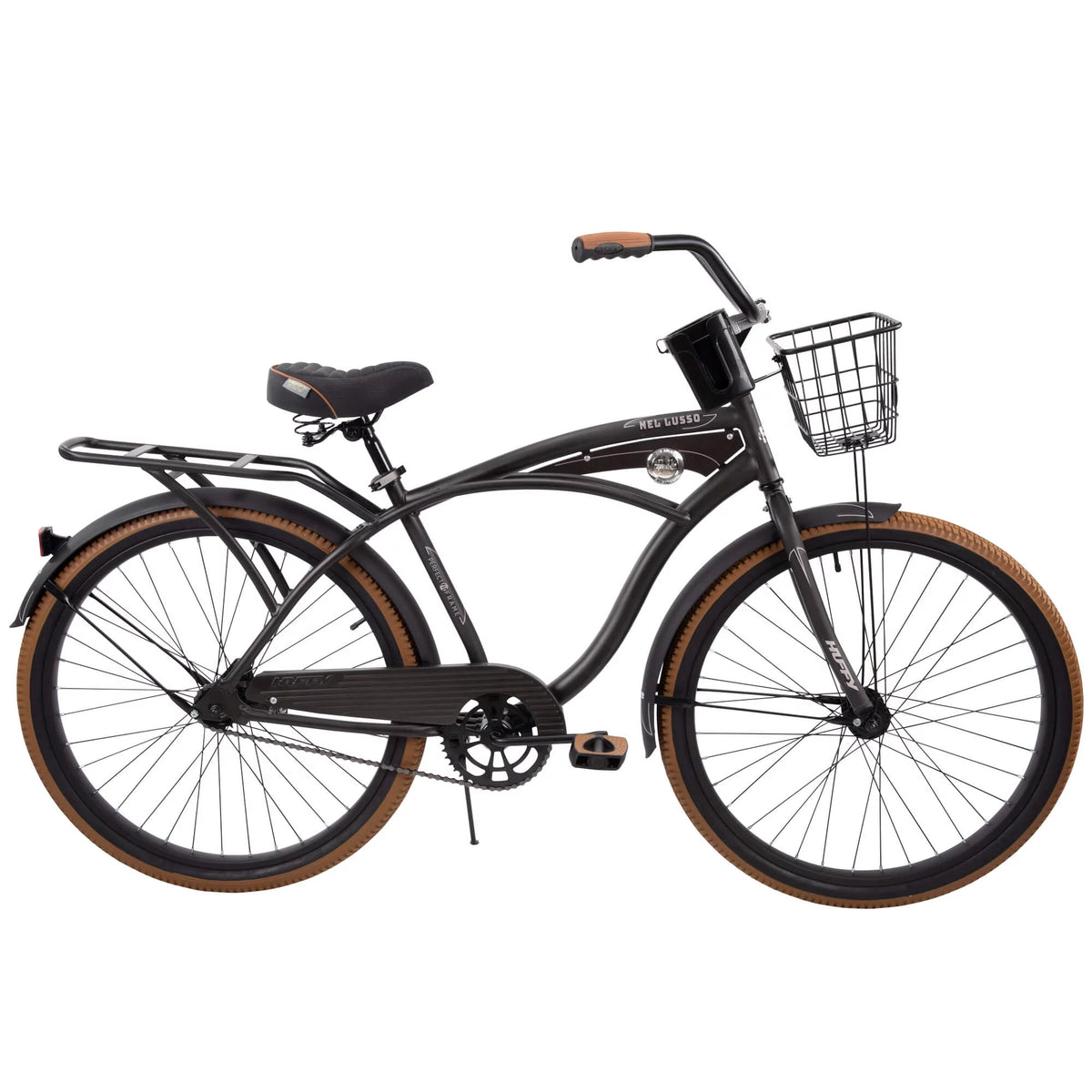 Charcoal 26 In. Single-Speed Cruiser Bike I511