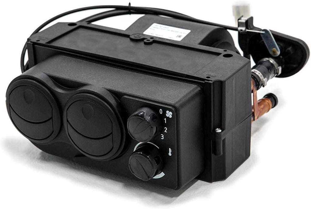 Cab Heater with Built-in Shutoff Valve and Adjustable Vents B514