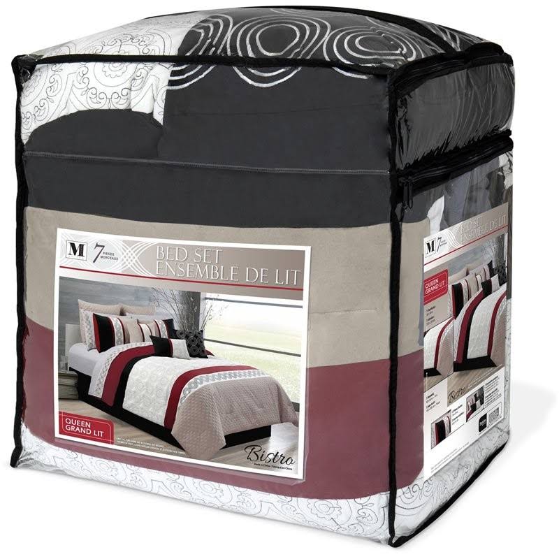 King Beige Comforter Set Q527