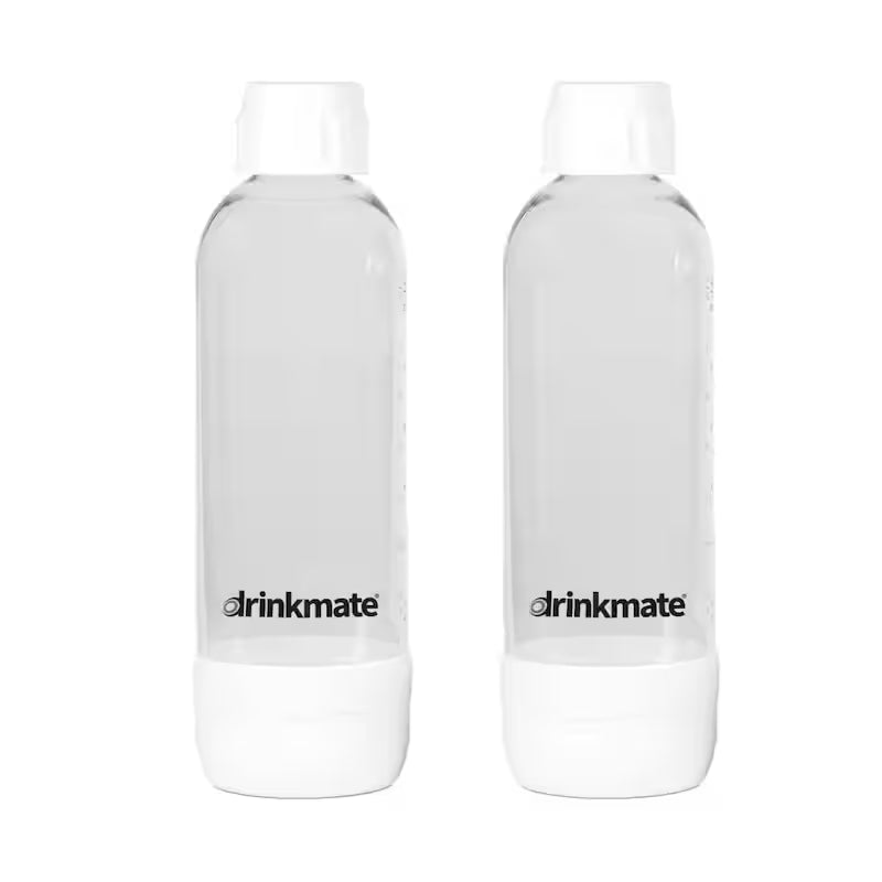 White Carbonating Water Machine Bottles 2-Pack E95902