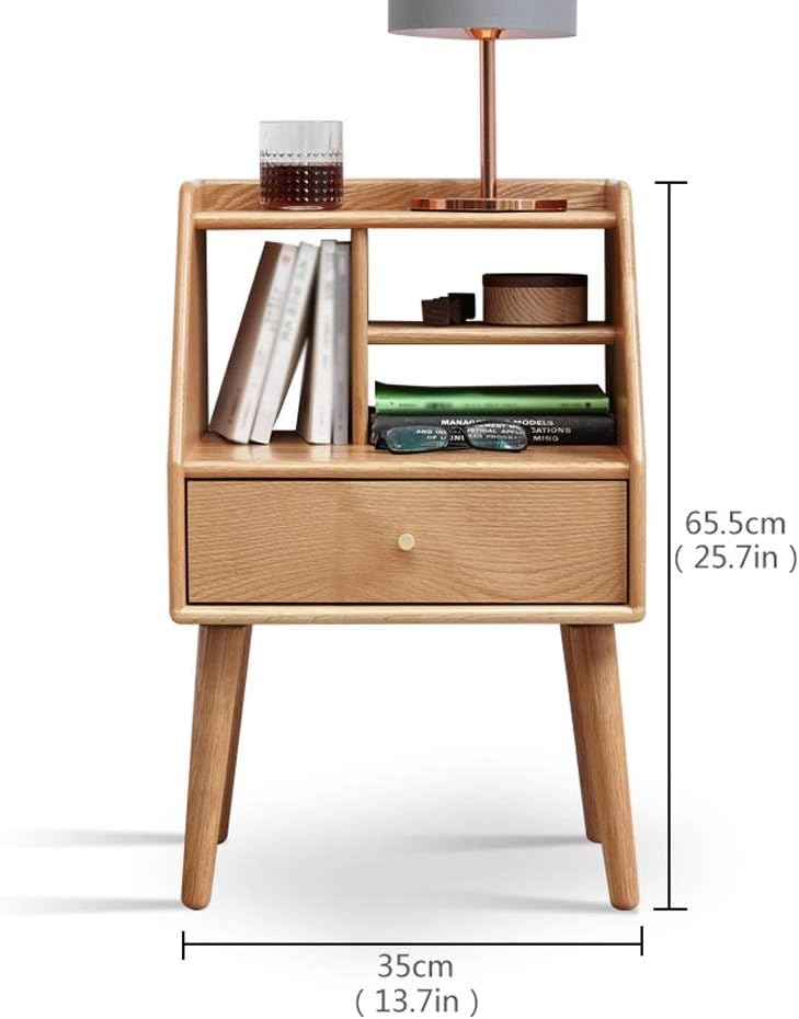 Oak Multifunctional Bedside Cabinet Night Stands P349