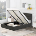 Upholstered Full Storage Platform Bed Q93125