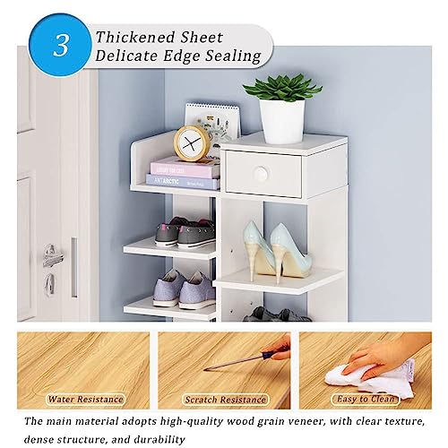 8 Tiers Vertical Narrow Shoe Rack L614