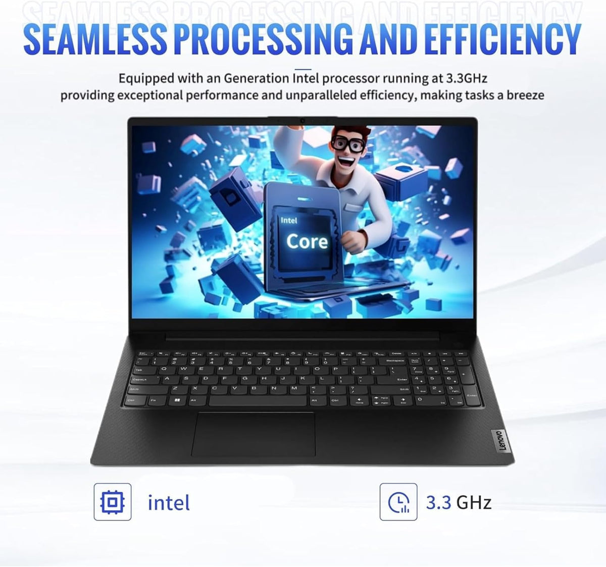 15.6" Laptop, 16GB RAM, 1TB SSD, FHD Display, Black W957354
