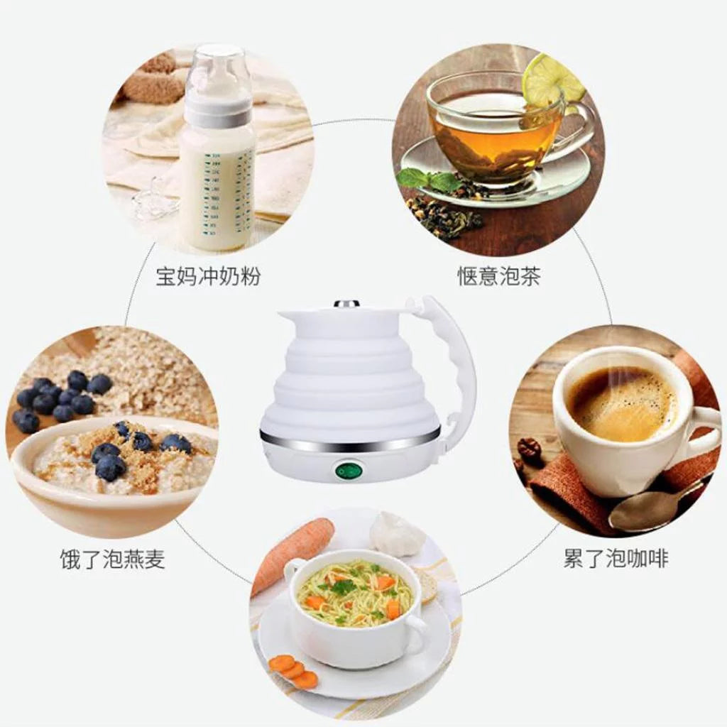 Foldable Electric Kettle White T4642