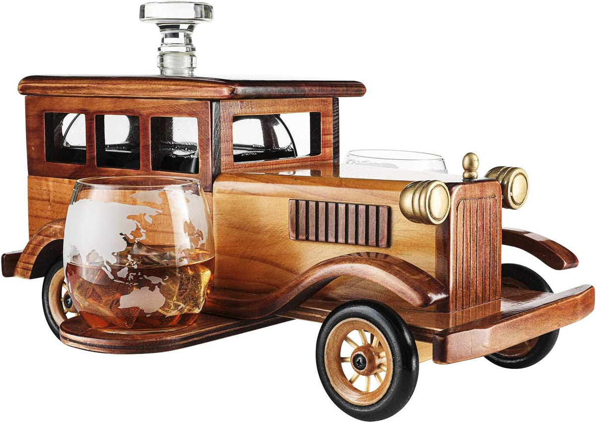Whiskey Decanter Set with 750ml Decanter and 2 10oz Tumbler Glasses P89918