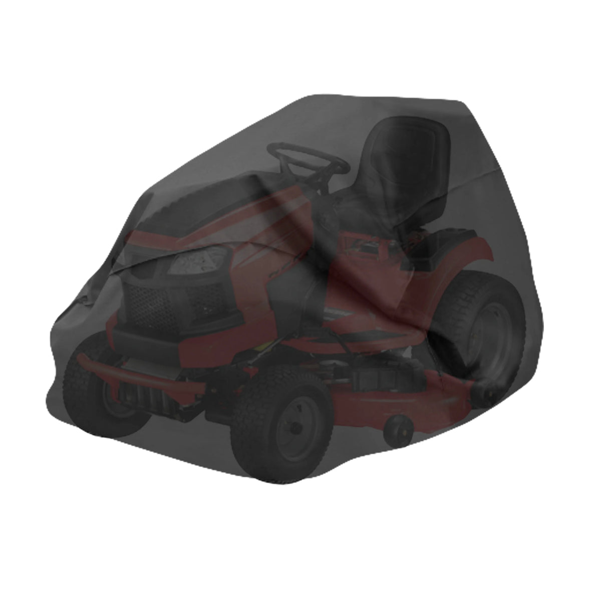 Black Zero-Turn Lawnmower Cover, 82"L x 50"W x 47"H J89669