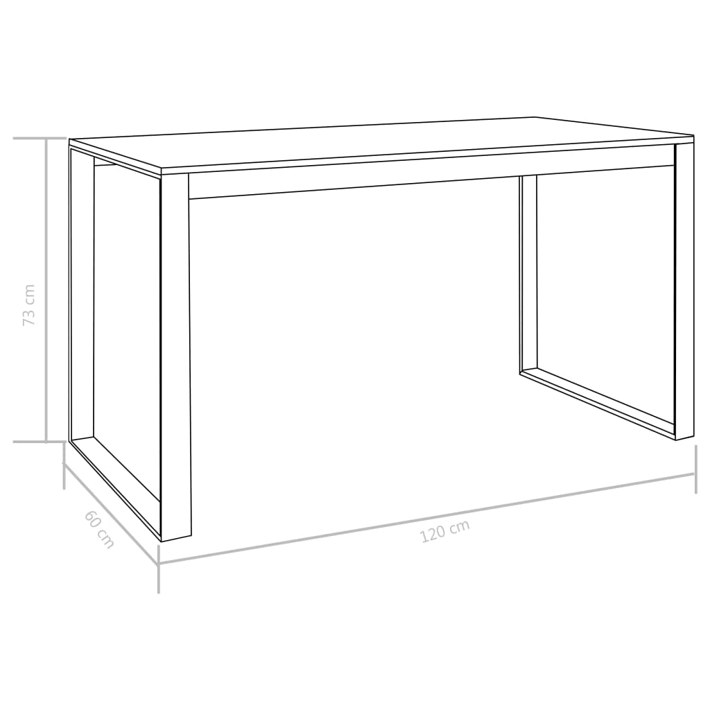 White Computer Desk Z7107